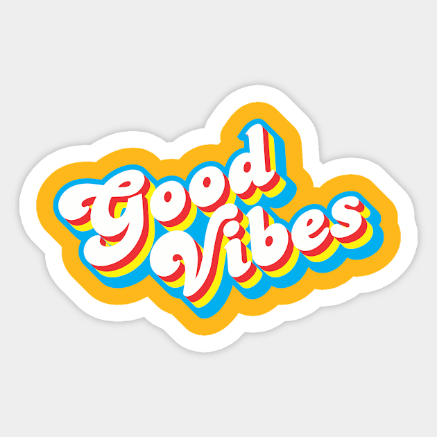 Good Vibes Sticker by Jennifer